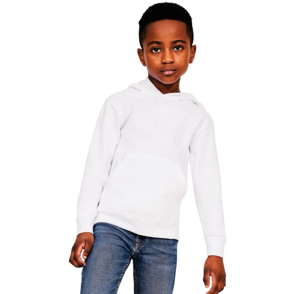 Casual Classics Childrens/Kids Blended Ringspun Cotton Hoodie / White